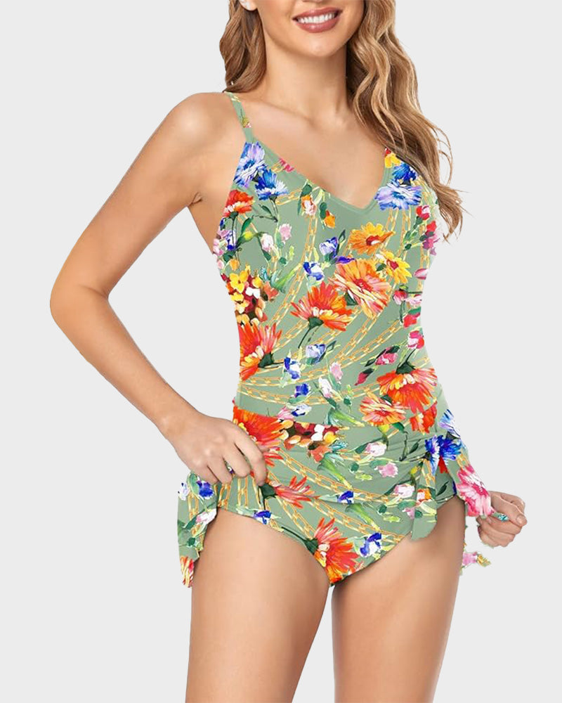 simiswim - Women's Tummy Control Slim Fit One Piece Swimsuit