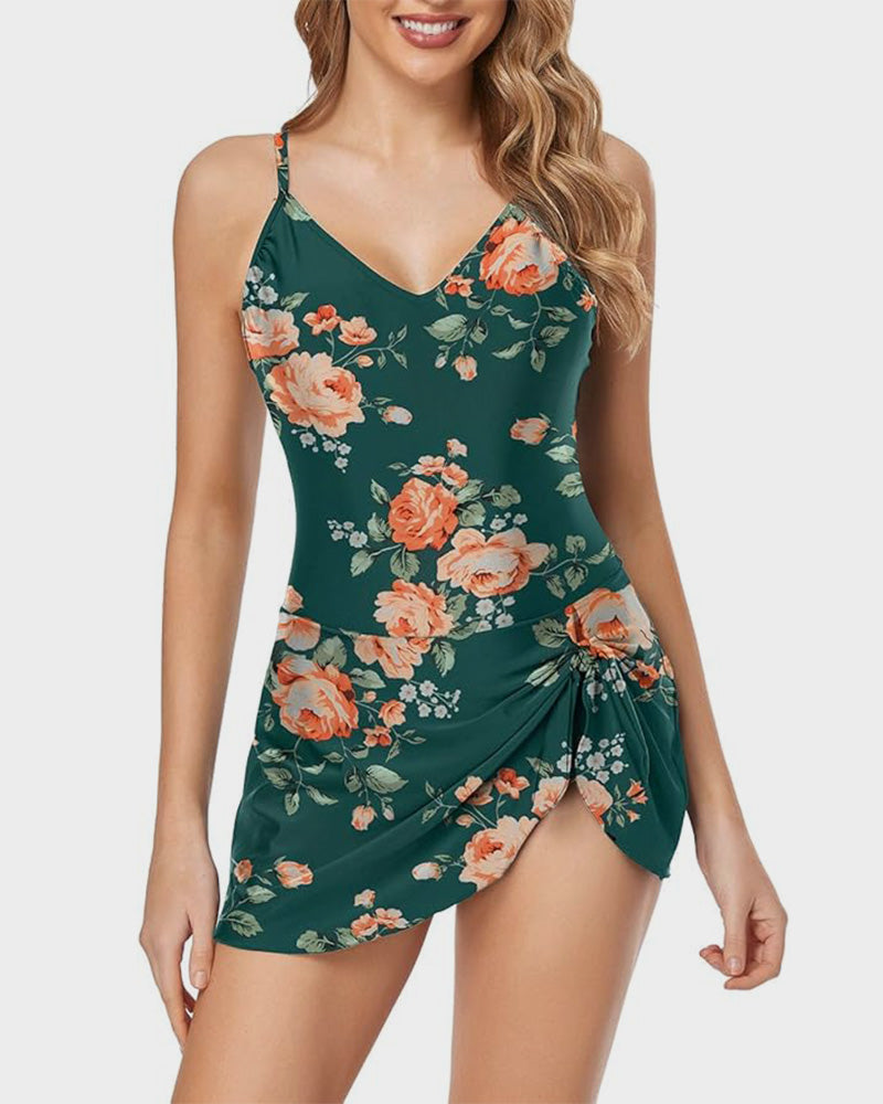 simiswim - Women's Tummy Control Slim Fit One Piece Swimsuit