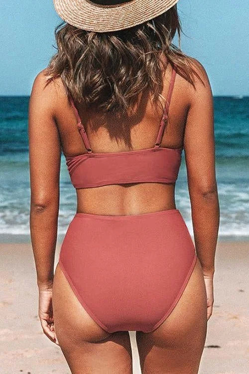 simiswim - V-Neck High Waist Bikini