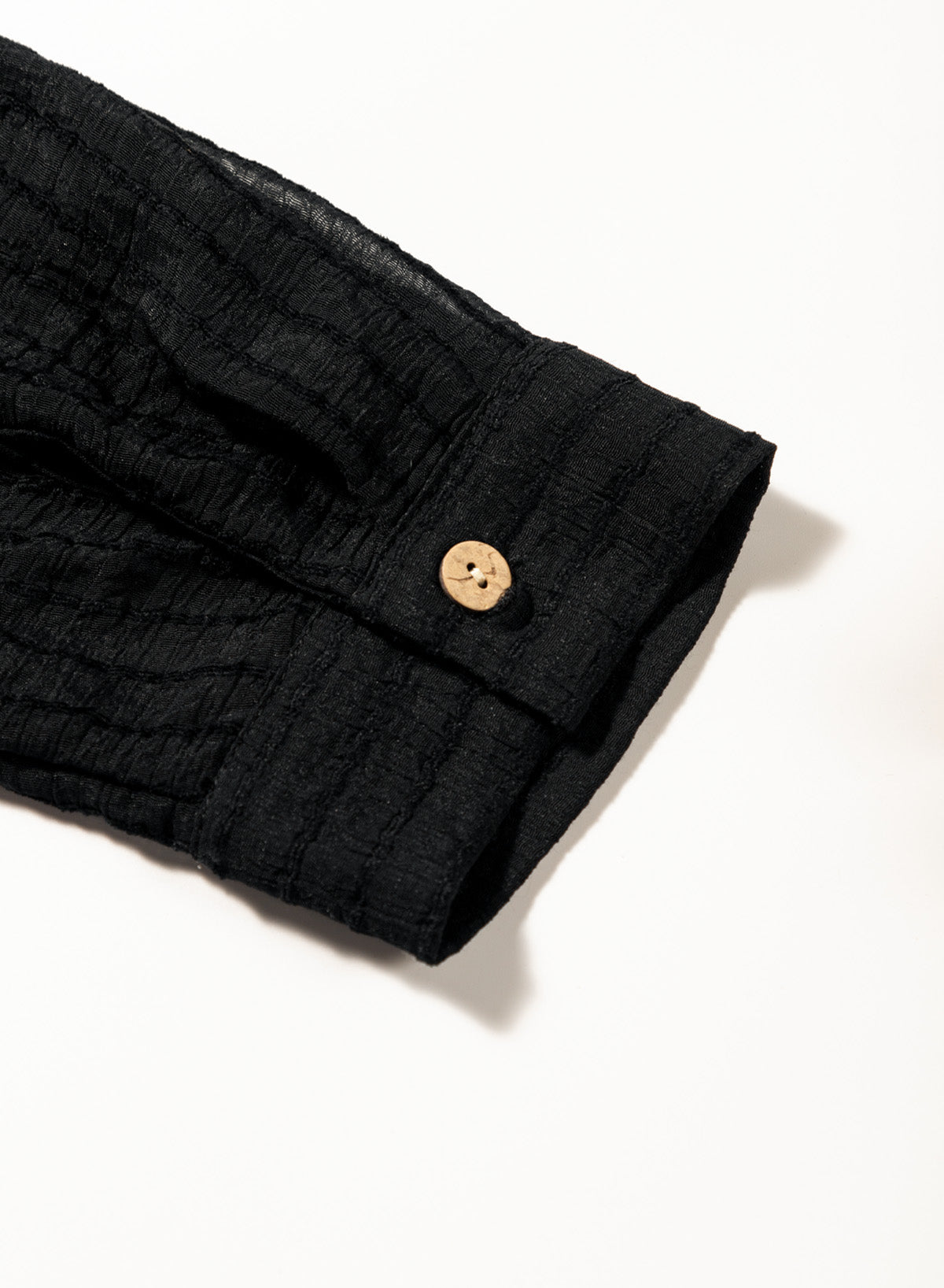 simiswim - Black Solid Color Tie Sun-proof Belt Sexy V Neck Cover Up