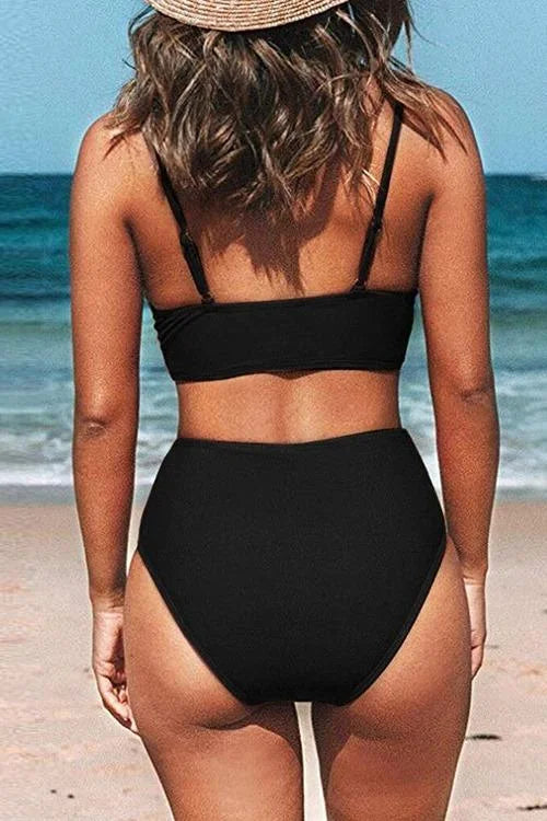 simiswim - V-Neck High Waist Bikini