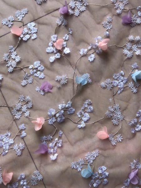 Spaghetti Strap Sweetheart Prom Dresses with Flowers Gorgeous Formal Dresses N1367