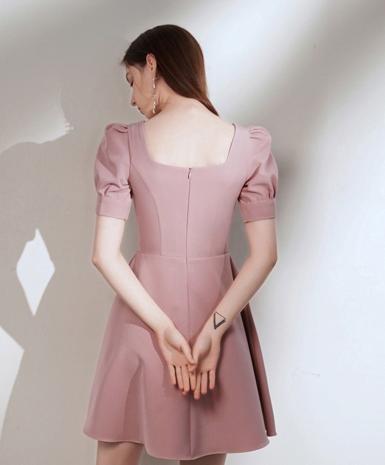 Style Vintage Short Zipper Back Homecoming Dresses Cute Dresses B0003