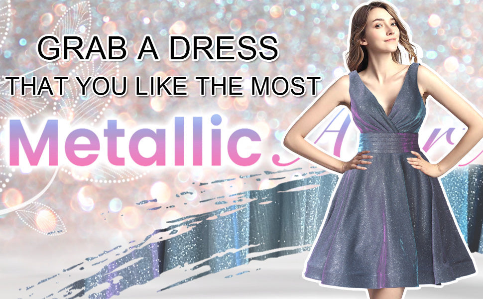 A Line Glitter Grey Sleeveless Short Homecoming Dress With Pockets