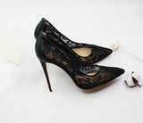 High Heels with Lace Patterns Evening Party Shoes yy55