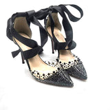 High Heels with Lace Evening Party Shoes yy36