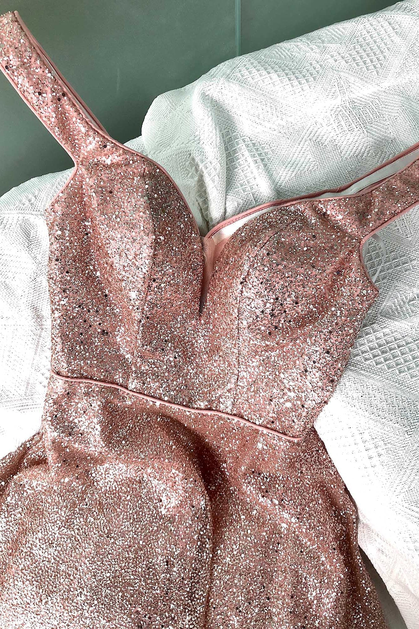 Sweet Off the Shoulder Glitter Short Homecoming Dresses