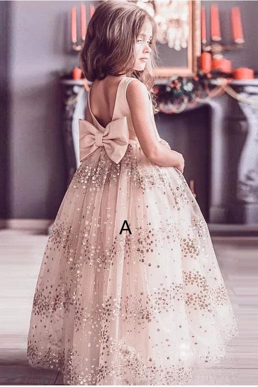 Big puffy 2025 flower girl dresses