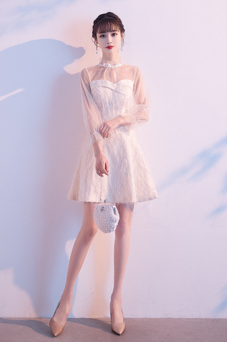 New Arrival Elegant Short Cute Zipper Back Homecoming Dresses For Teens Y0033