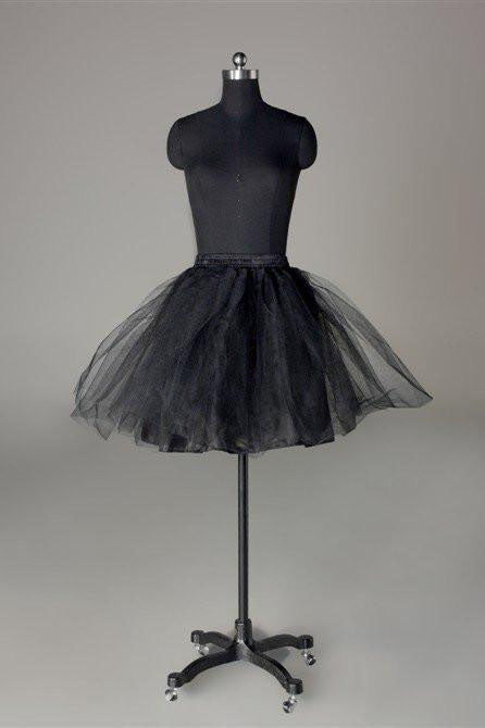 Fashion Short Wedding Dress Petticoat Accessories Black Short Underskirt