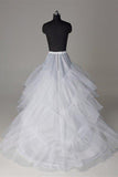Floor Length White Petticoat Long Underskirt Accessories P012