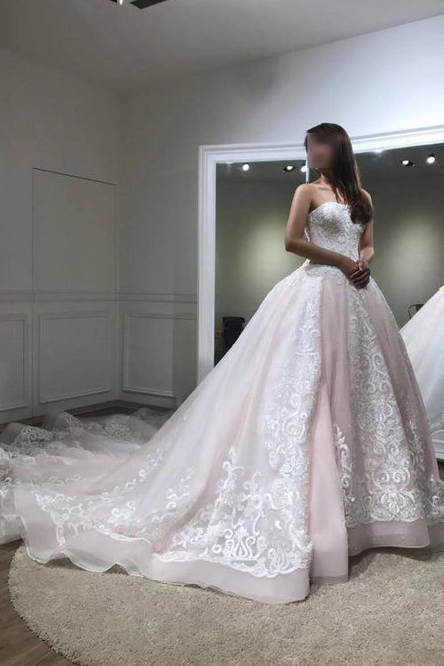 Wedding dresses deals baby pink