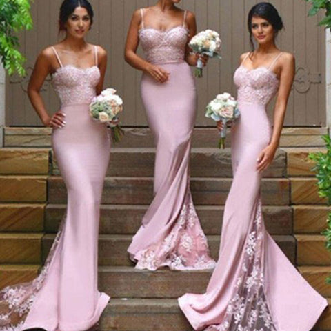 Long Bridesmaid Dresses