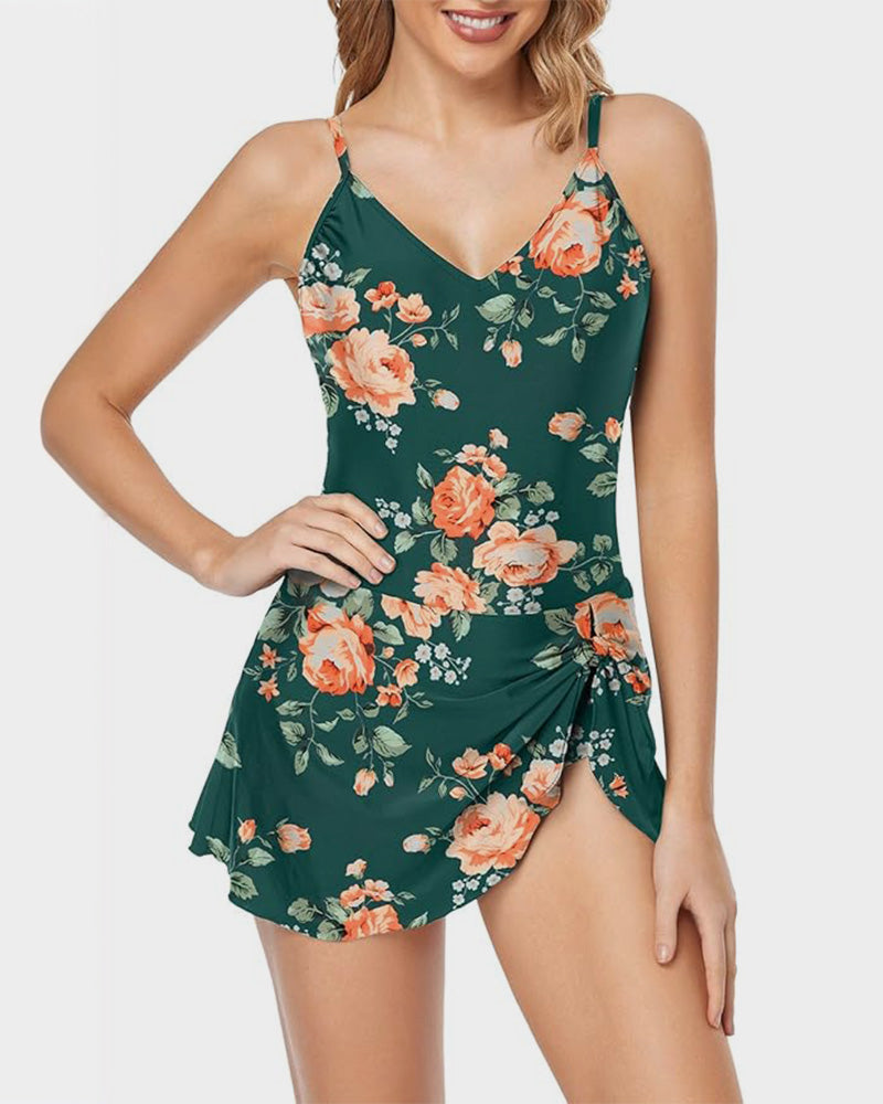 simiswim - Women's Tummy Control Slim Fit One Piece Swimsuit