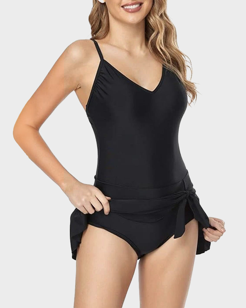 simiswim - Women's Tummy Control Slim Fit One Piece Swimsuit