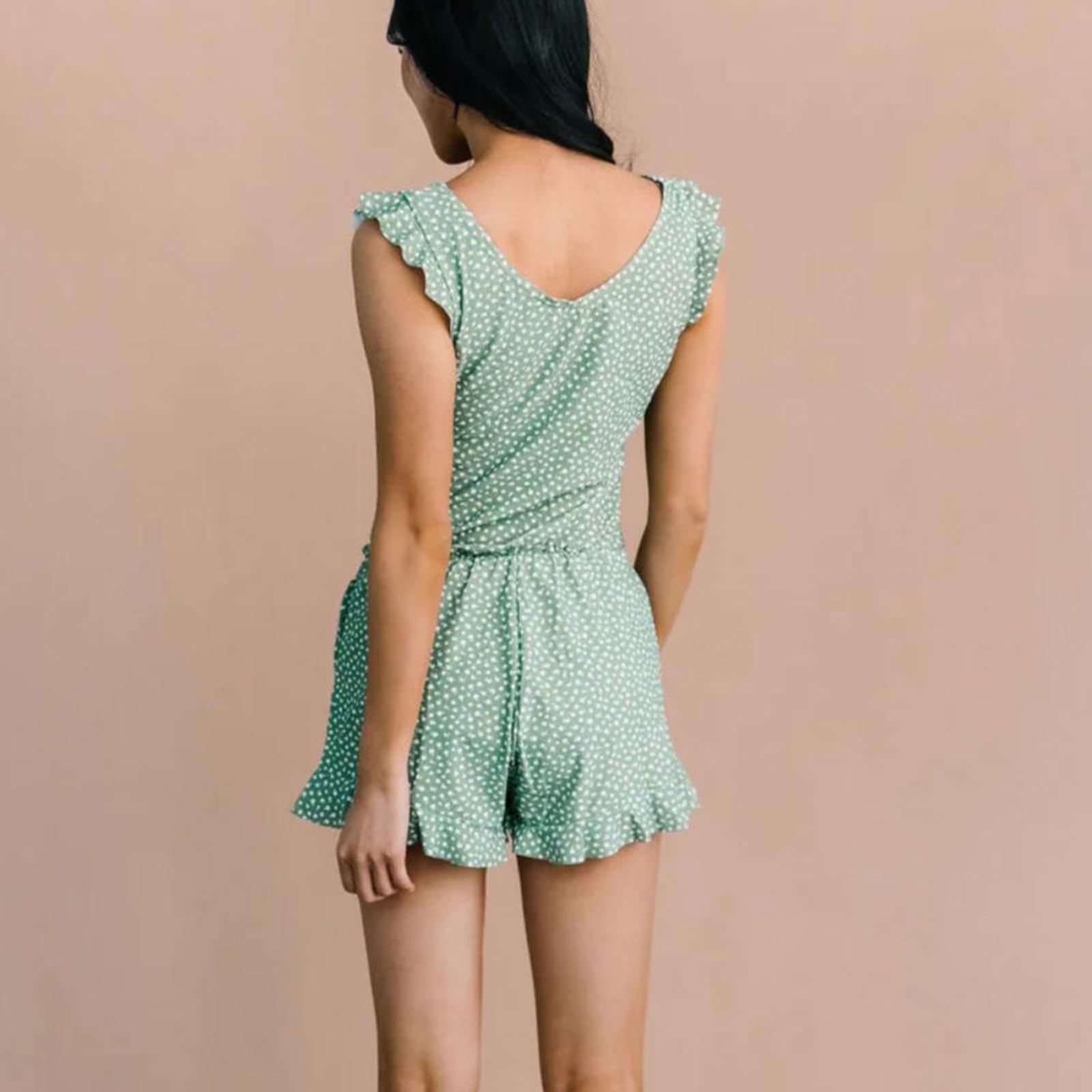 simiswim - Built-In Bra Swim Romper Three Piece Set