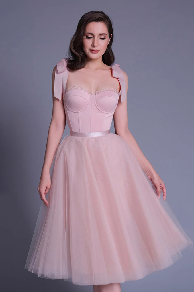 Pink Lovely Sweetheart Neckline Short Prom Dress Homecoming Dress N380