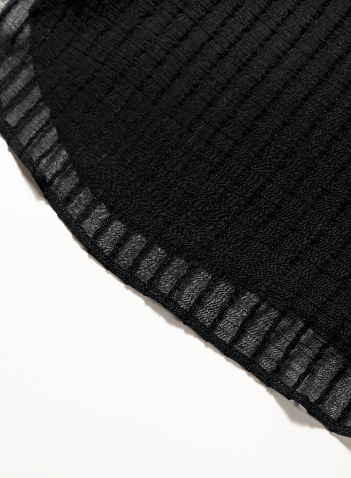 simiswim - Black Solid Color Tie Sun-proof Belt Sexy V Neck Cover Up