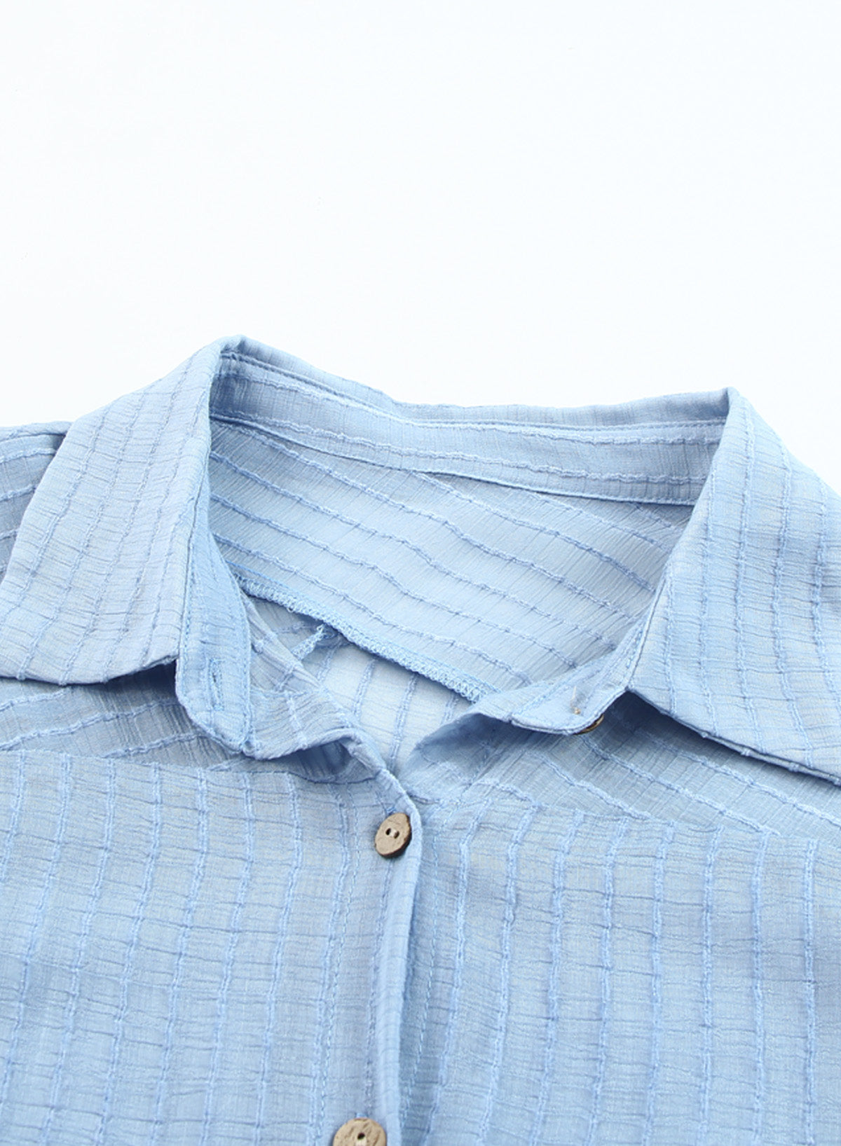 simiswim - Black Solid Color Tie Sun-proof Belt Sexy V Neck Cover Up