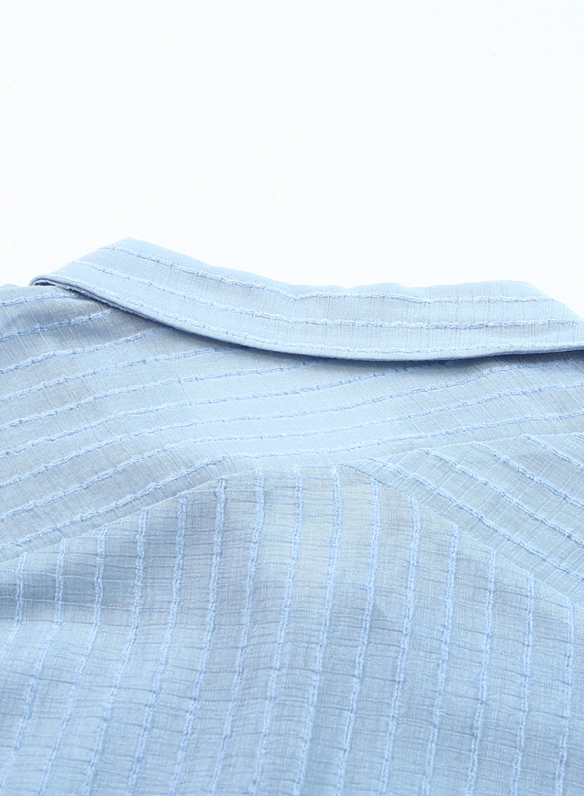 simiswim - Black Solid Color Tie Sun-proof Belt Sexy V Neck Cover Up