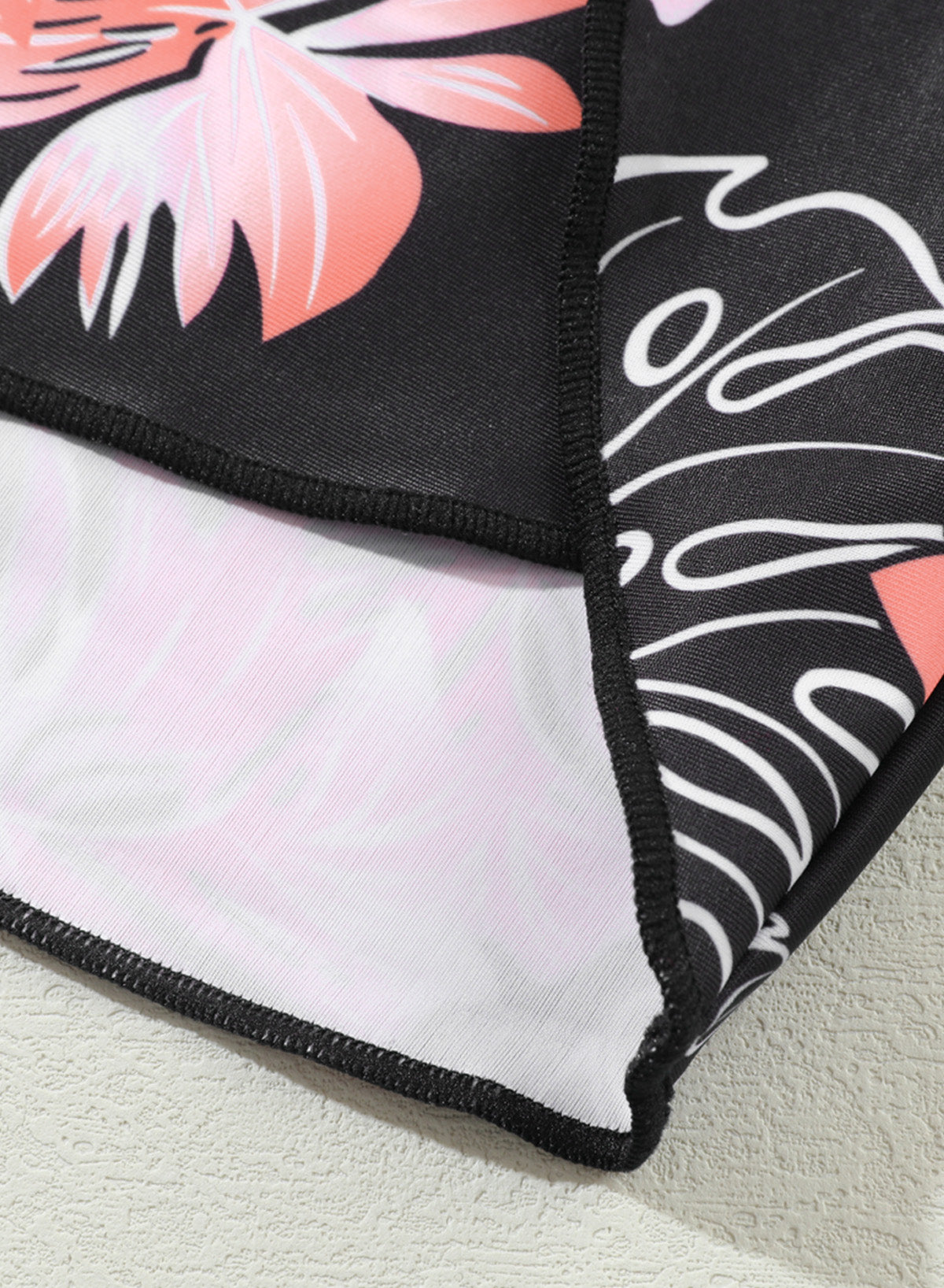 simiswim - Floral Print Simple High Waist Swim Short