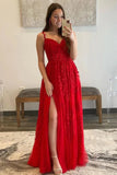 Off the Shoulder Lace Appliques Long Prom Dress