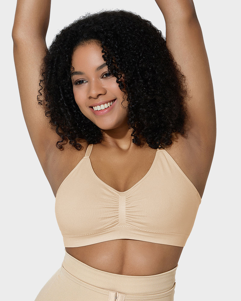simiswim Women's Full Coverage Non-Padded Wireless Sculpt Bra