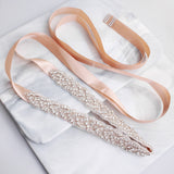 Rhinestone Decorative Wedding Belt Crystal Belt Wedding Accessory B06