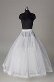 Fashion White Wedding Petticoat Accessories White Floor Length Underskirt