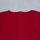 Elegant Burgundy V-Neck Long Sleeves Sheath Homecoming Dresses