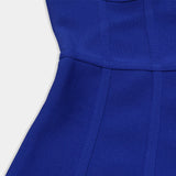 Sexy Blue Chain Straps Sleeveless Sheath Homecoming Dresses