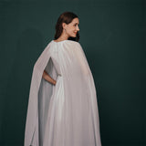 Flowy Chiffon Beading Tea Length Elegant Mother Of Bridal Dresses Y311046
