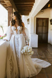 Gorgeous Ball Gown Off the Shoulder Tulle Beach Wedding Dresses N120