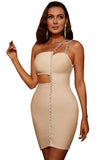 Sexy Black Sleeveless Chain Short Homecoming Dresses