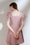 Style Vintage Short Zipper Back Homecoming Dresses Cute Dresses B0003