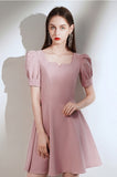 Style Vintage Short Zipper Back Homecoming Dresses Cute Dresses B0003