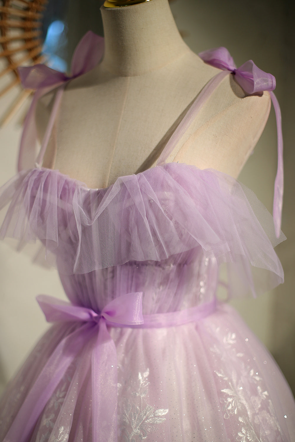 Purple Sleeveless Lace Up Princess Short Homecoming Dresses