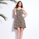 Newest Spring Summer Autumn Women Cotton Sleeveless Dresses