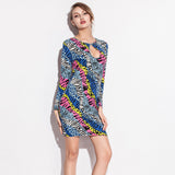 Print Cotton Material Hot girl Chest Hollow Night Club