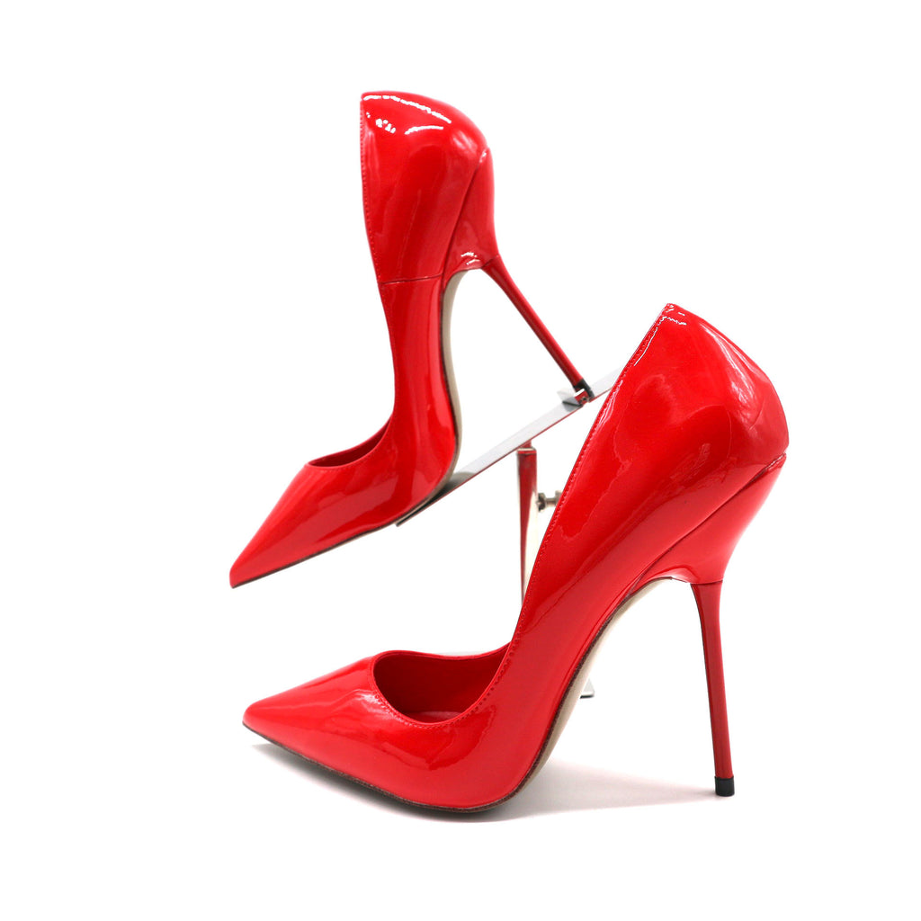 High Heels with Patent Leather Evening Party Shoes yy38