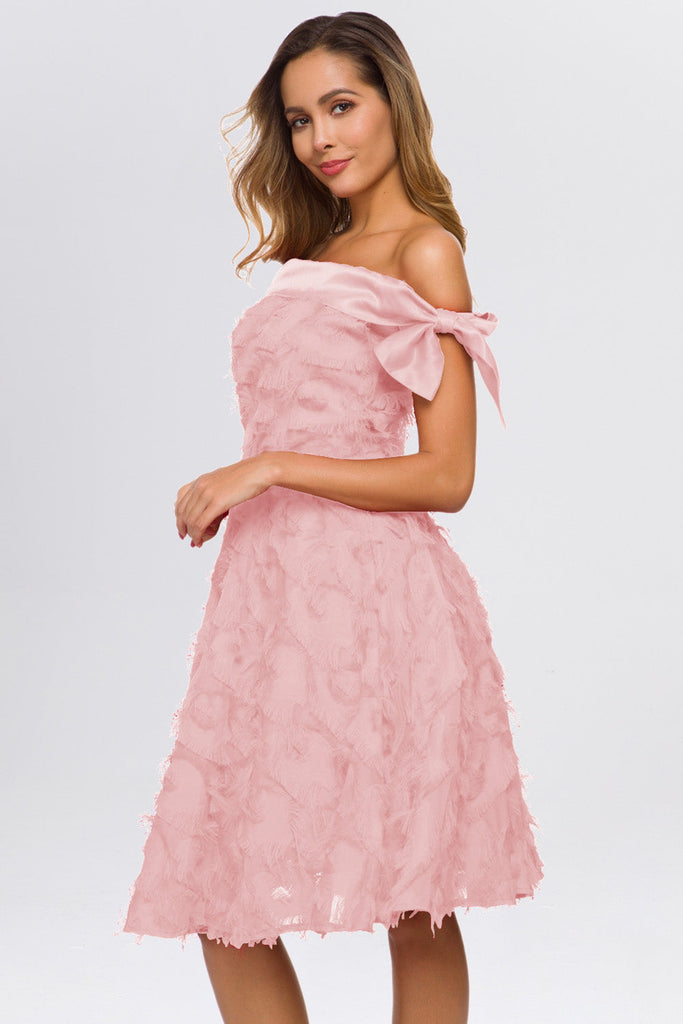 Elegant Short Off the Shoulder Prom Dresses