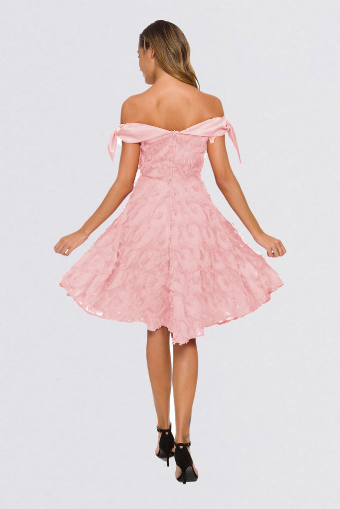 Elegant Short Off the Shoulder Prom Dresses