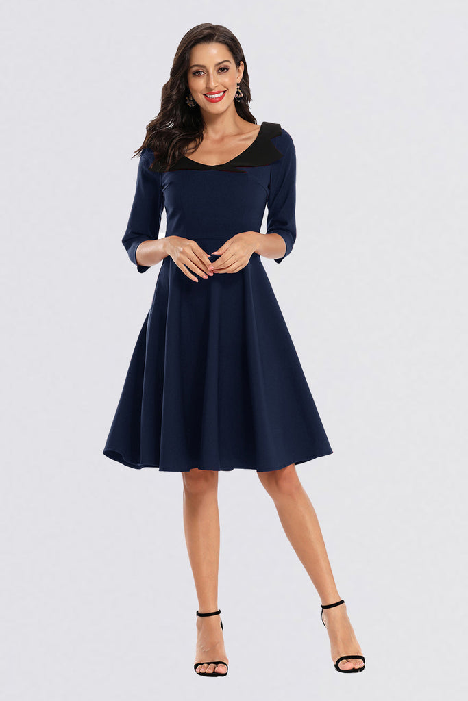 Half Sleeve Vintage Short Prom Dresses – Simibridaldresses