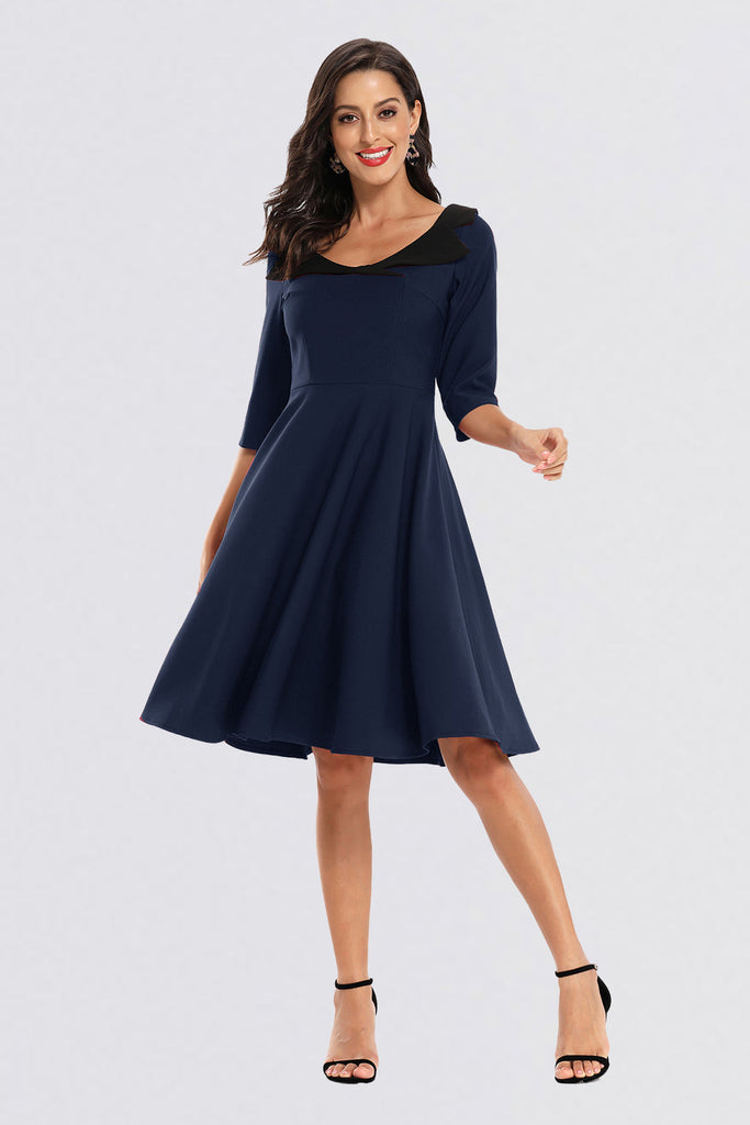 Half Sleeve Vintage Short Prom Dresses – Simibridaldresses