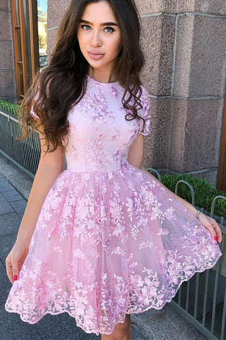 products/Short_Sleeves_Short_Pink_Homecoming_Dress_with_Appliques.jpg