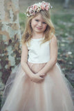 A Line Ankle-Length Sleeveless Tulle Flower Girl Dresses F072