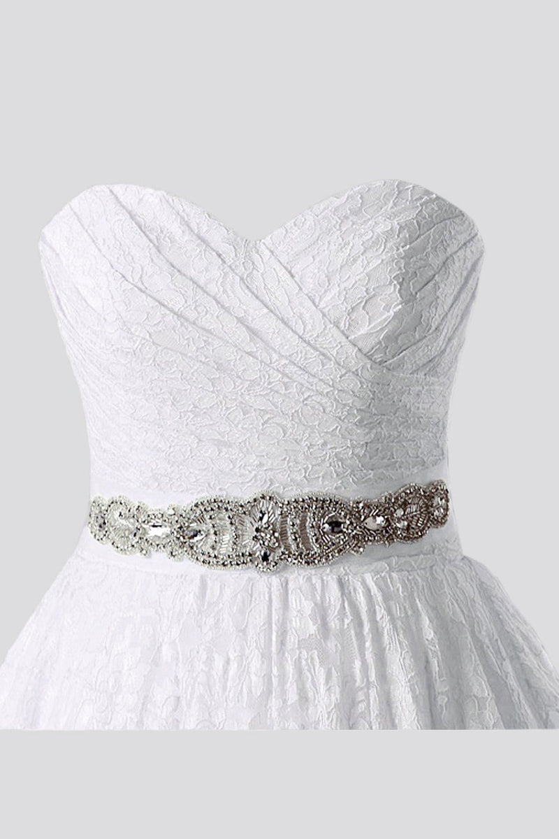 Elegant Wedding Dresses Sexy straps High Stretch Hidden zipper of Mermaid A-line dress main image 1