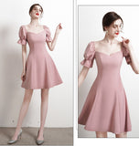 Soft Vintage Short Homecoming Dresses Style Party Dresses Y0004