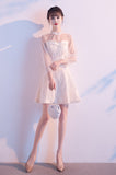 New Arrival Elegant Short Cute Zipper Back Homecoming Dresses For Teens Y0033