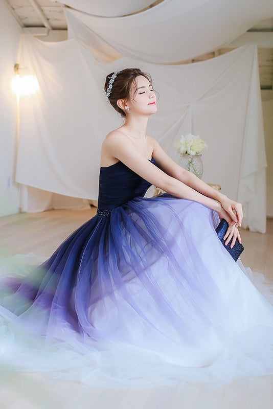 Dark Blue ombre